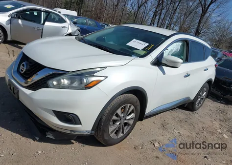2015 Nissan Murano Sv из США, поврежденный, VIN 5N1AZ2MH6FN227626